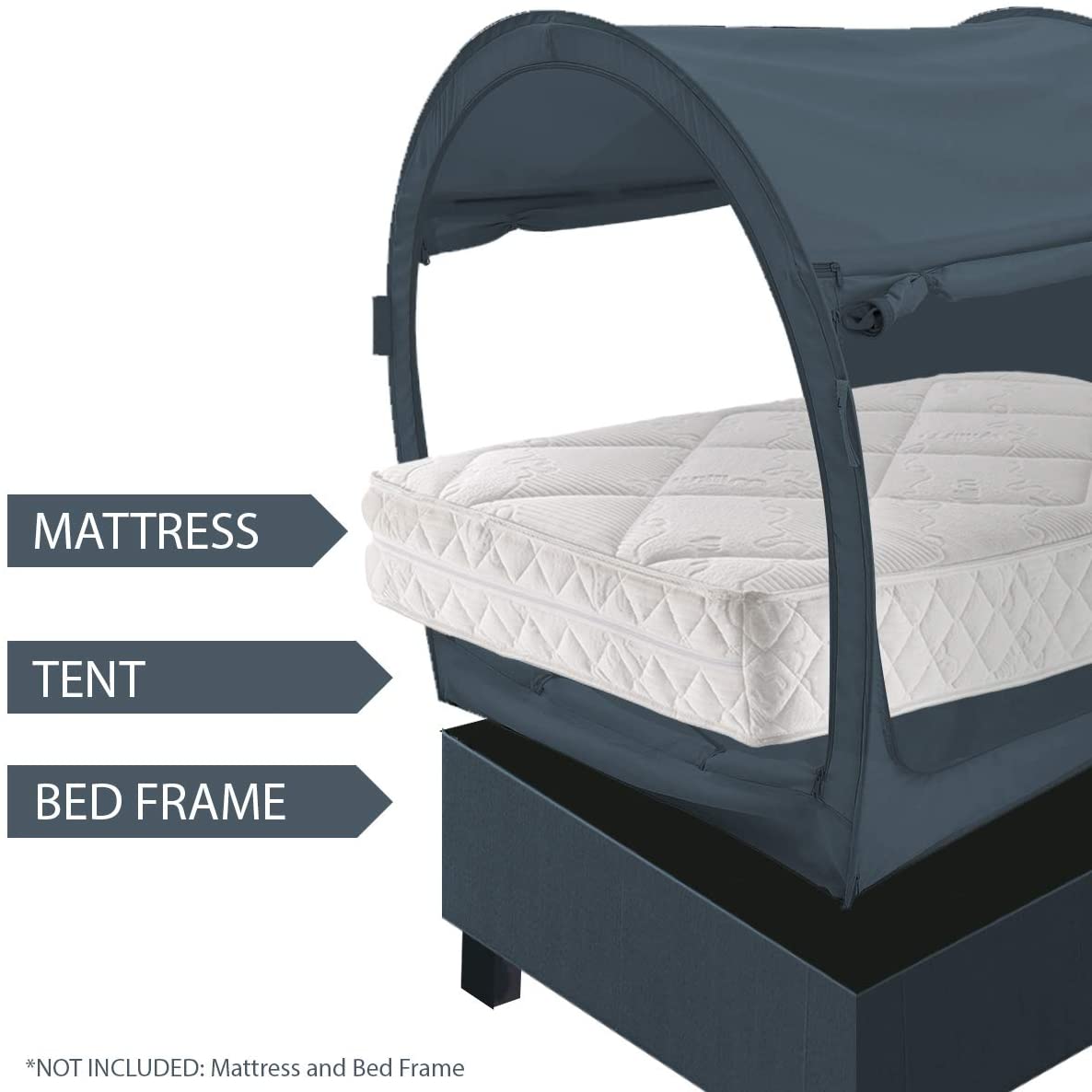 Leedor Bed Tent Twin/Full/Queen Pitchblack