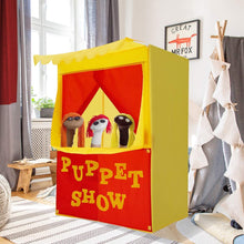 Load image into Gallery viewer, Lemonade Stand Puppet Show Theater Pretend Playhouse
